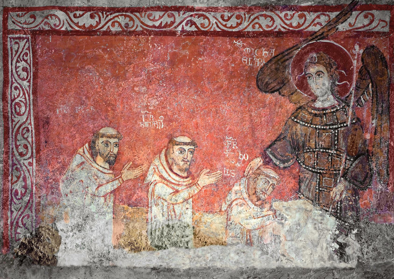 Olevano sul Tusciano (SA). Grotta di San Michele. monaco Bernardo